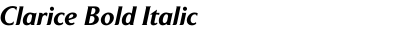 Clarice Bold Italic